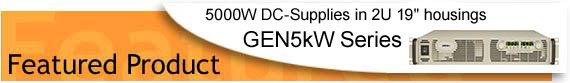 5kW / 2HE DC Netzgeräte  GEN5kW Serie