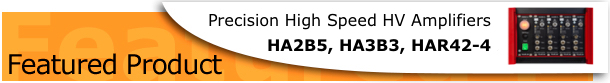 High Precision High Voltage Amplifier Plug-in Cards